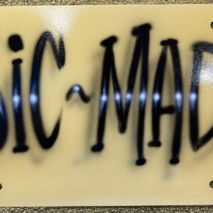 Airbrush License Plate
