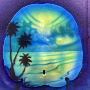 Airbrushed Gulf Coast Sand Dollar