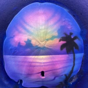 Airbrushed Gulf Coast Sand Dollar