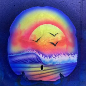 Airbrushed Gulf Coast Sand Dollar