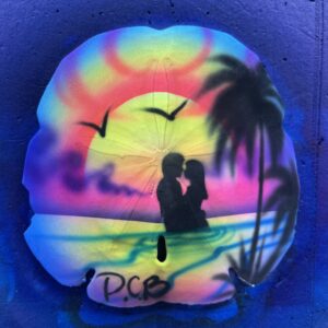 Airbrushed Gulf Coast Sand Dollar